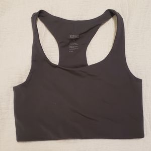 NWOT Girlfriend Collective Paloma Halter Bra, Medium, Gray